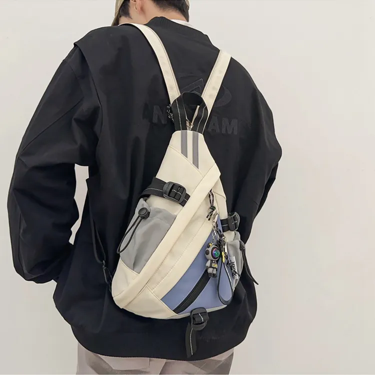 Duoluplo Doron Paul Nylon Backpack Regular Unisex Black, Red, Khaki, White-8