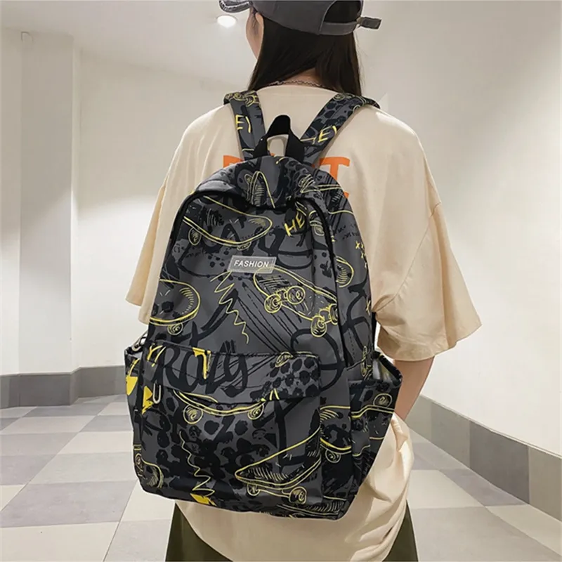 Duoluplo Doron Paul Nylon Backpack Unisex Multicolor-8