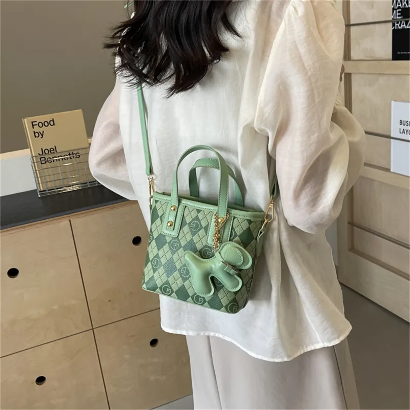 Duoluplo Doron Paul PU Crossbody One Shoulder Handbag Women's Multicolor-17