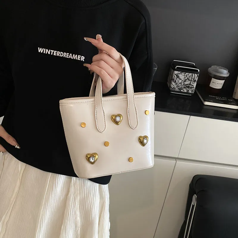 SWIMADE PU Crossbody One Shoulder Handbag Women's White/Silver/Black/Red/Coffee/Brown-5