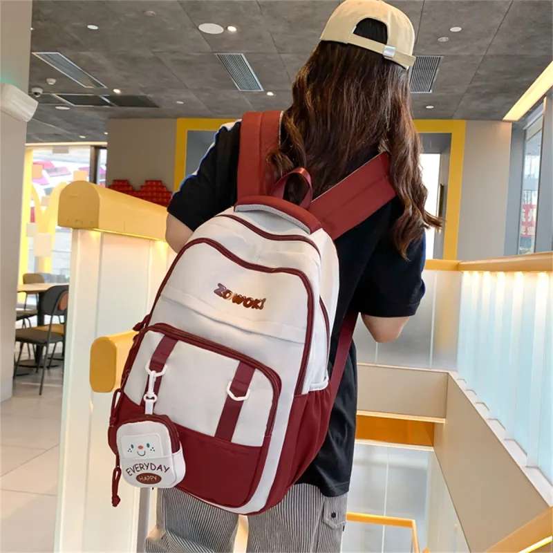 Duoluplo Doron Paul Nylon Backpack Regular Women's Multicolor-12