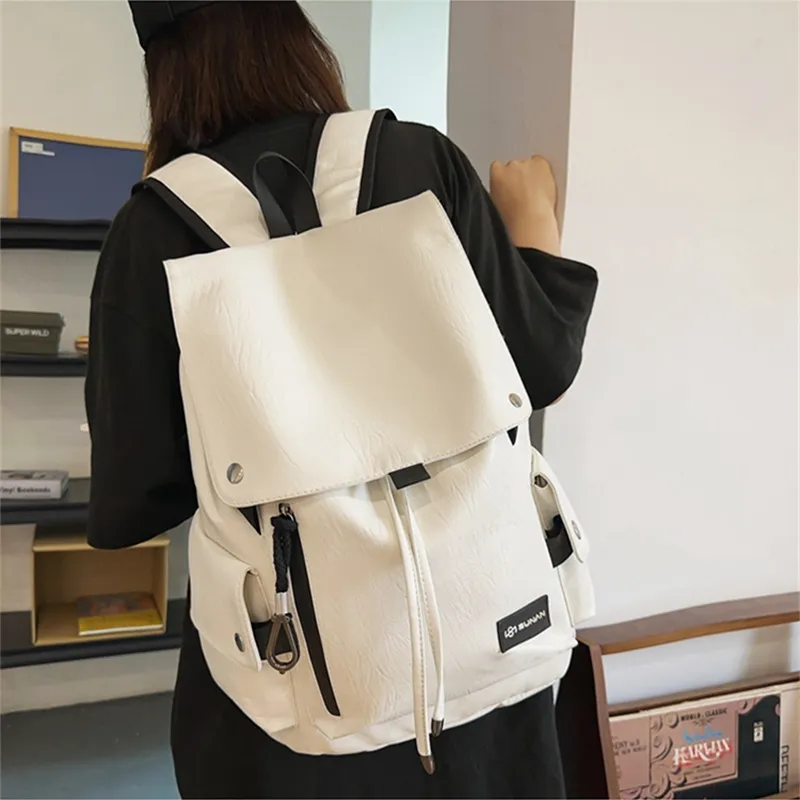 Duoluplo Doron Paul PU Backpack Unisex Multicolor-3