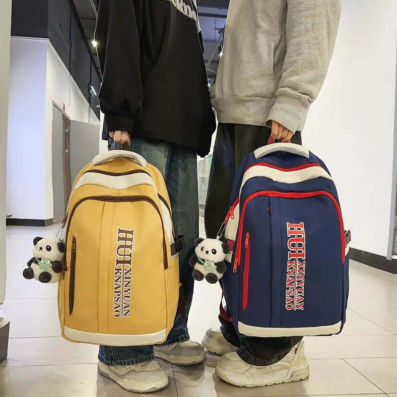 SWIMADE Nylon Backpack Regular Unisex Black/Yellow/Blue/Green/Red-5