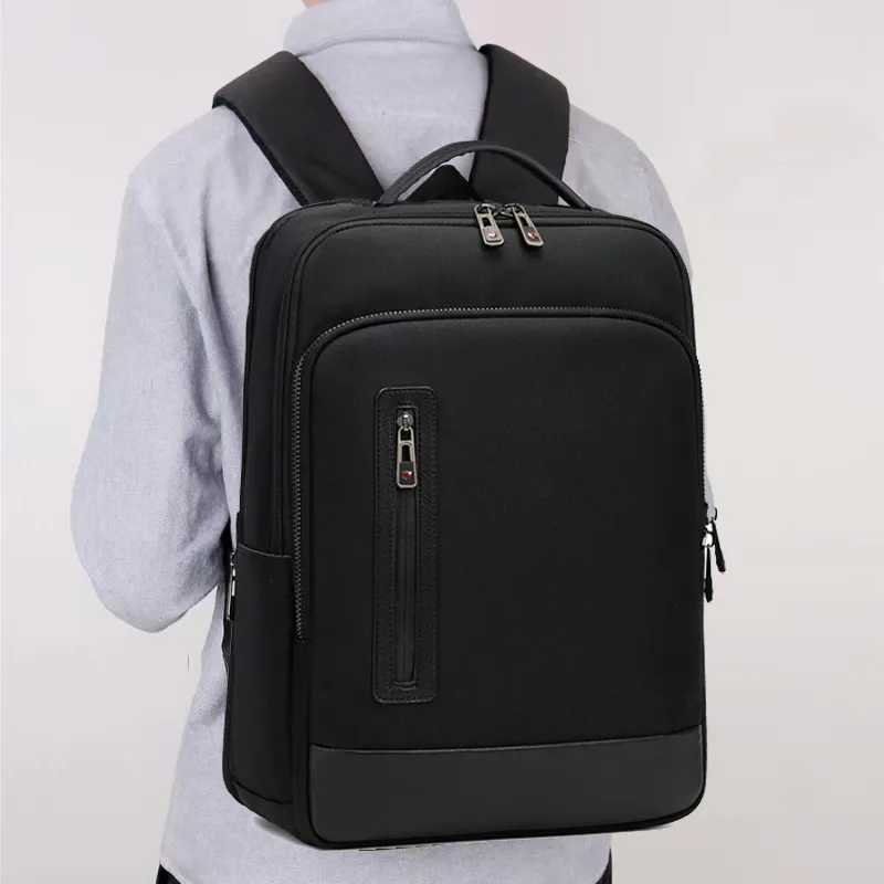 SWIMADE Fabric Backpack Regular Men's Dark Gray/Black-3