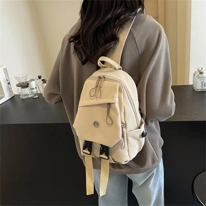 Duoluplo Doron Paul Nylon Fabric Backpack Women's Multicolor-12