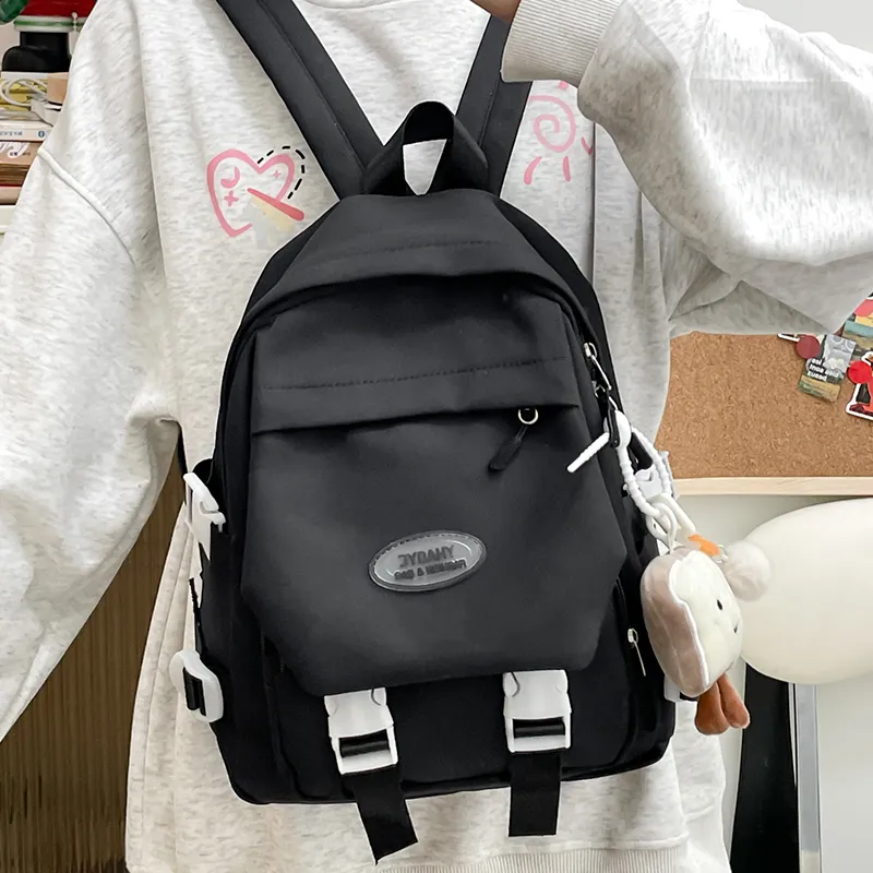 SWIMADE Nylon Backpack Women's Blue/Yellow/Black/White/Pink-6