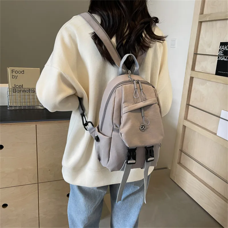 Duoluplo Doron Paul Nylon Fabric Backpack Women's Multicolor-16