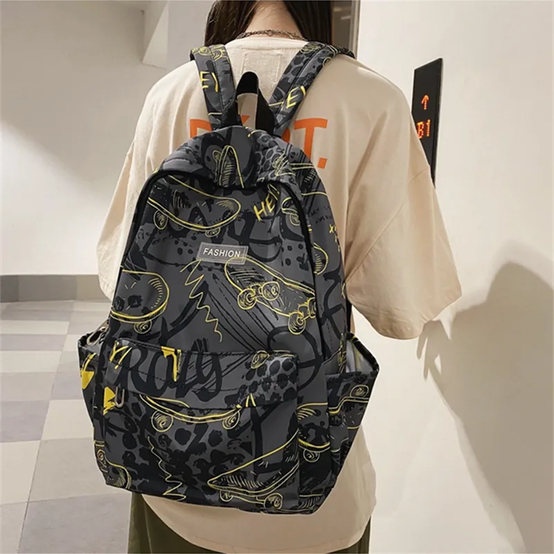 Duoluplo Doron Paul Nylon Backpack Unisex Multicolor-10