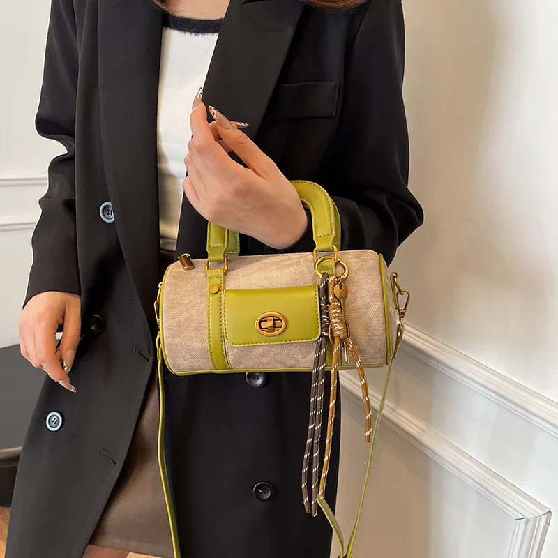 SWIMADE PU Handbag Regular Women's Black/Khaki/Green/Coffee-8
