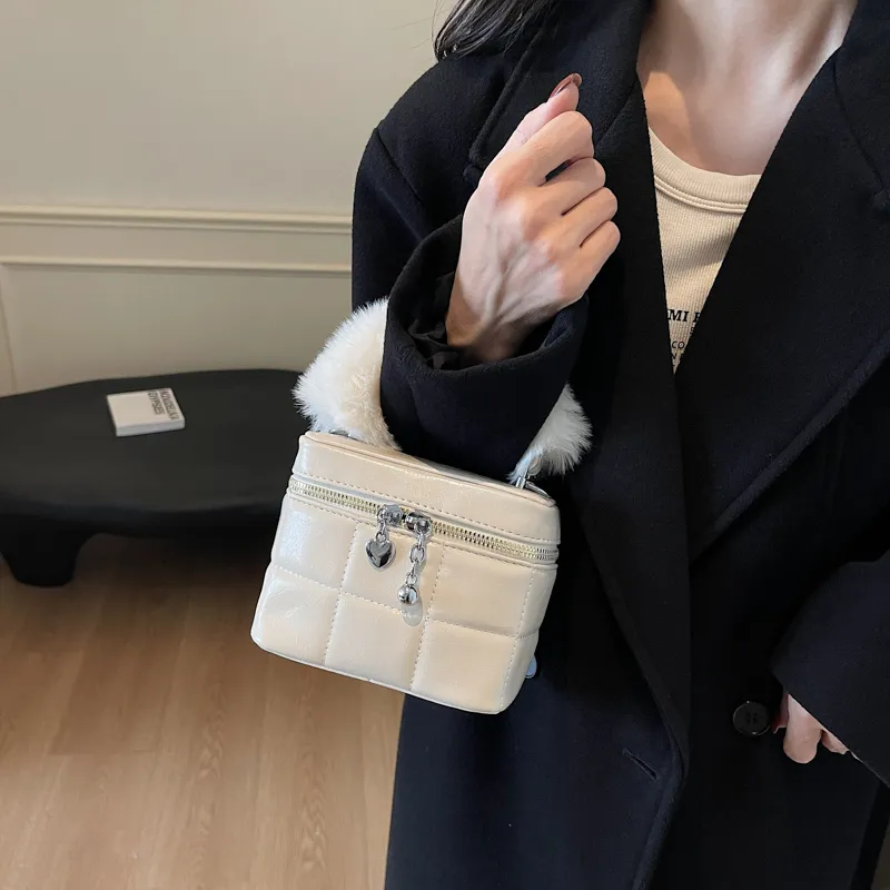 SWIMADE PU Portable Box Bag, Shoulder Bag, Crossbody Bag Women's Black/Coffee/Beige/Brown-11