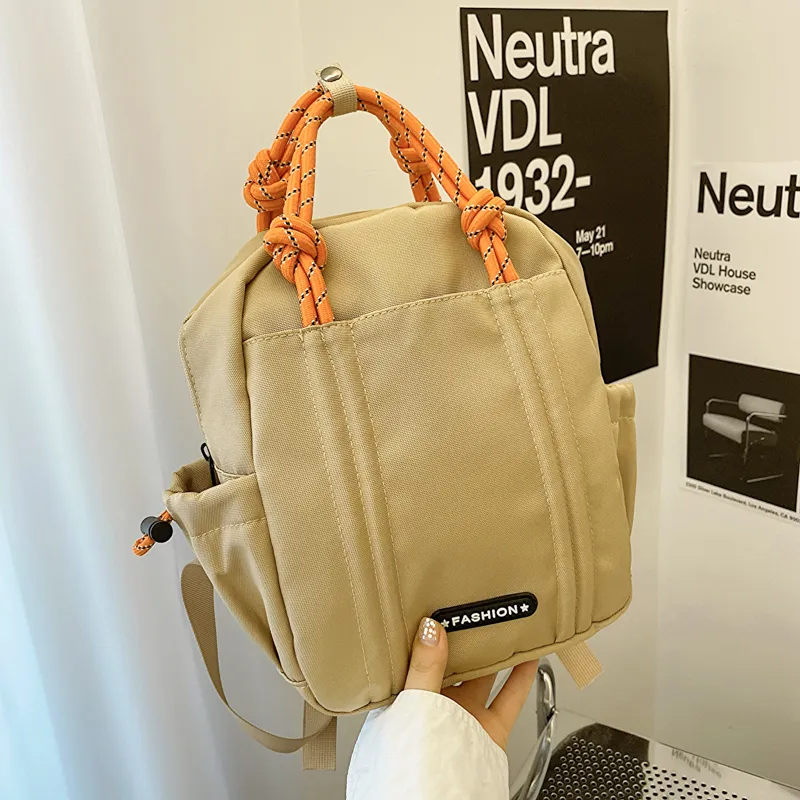 SWIMADE Nylon Backpack Regular Unisex Khaki/Black-1