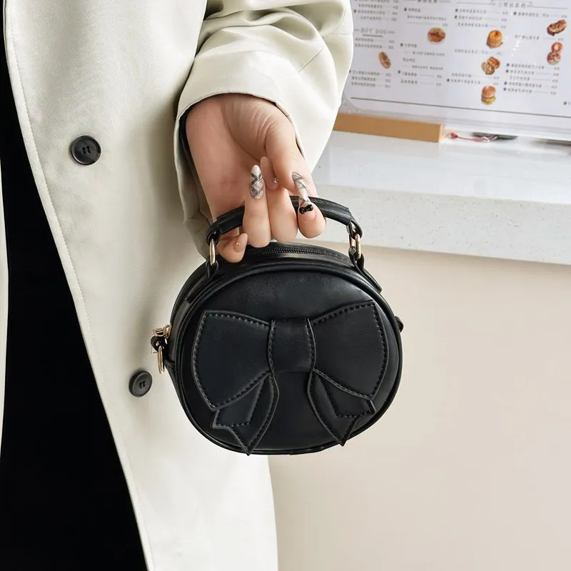 Duoluplo Doron Paul PU Cute Small Round Bag Handbag Regular Women's Multicolor-11