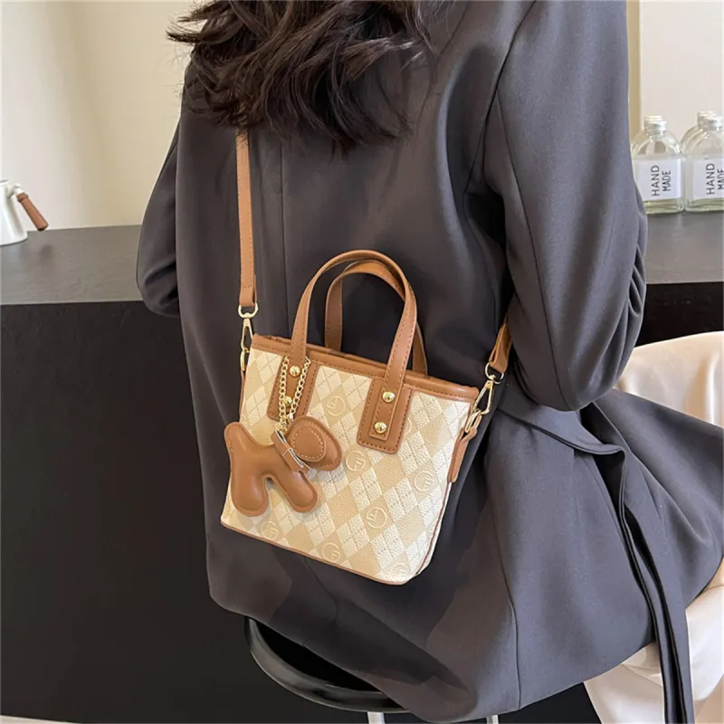 Duoluplo Doron Paul PU Crossbody One Shoulder Handbag Women's Multicolor-9