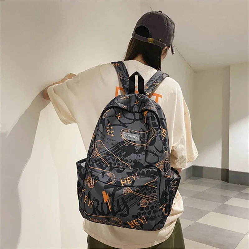 Duoluplo Doron Paul Nylon Backpack Unisex Multicolor-25