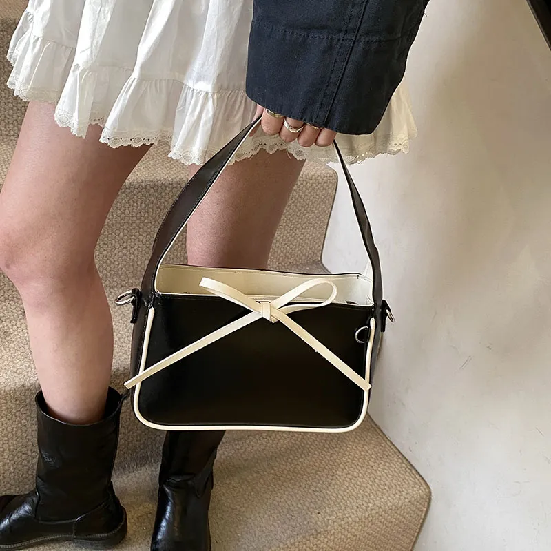 SWIMADE PU Handbag Women's White/Black/Red/Blue-9