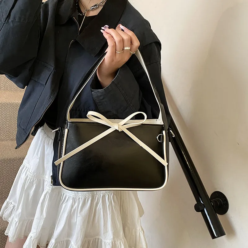 SWIMADE PU Handbag Women's White/Black/Red/Blue-8