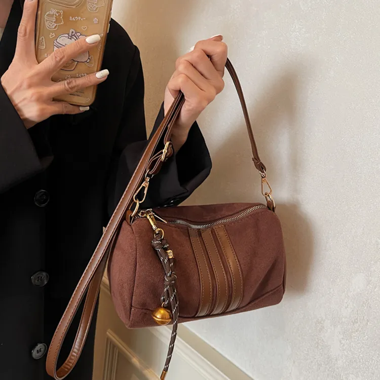 Duoluplo Doron Paul Pu Crossbody Bag, Shoulder Bag Regular Women's Brown/Burgundy/Coffee/Black-9