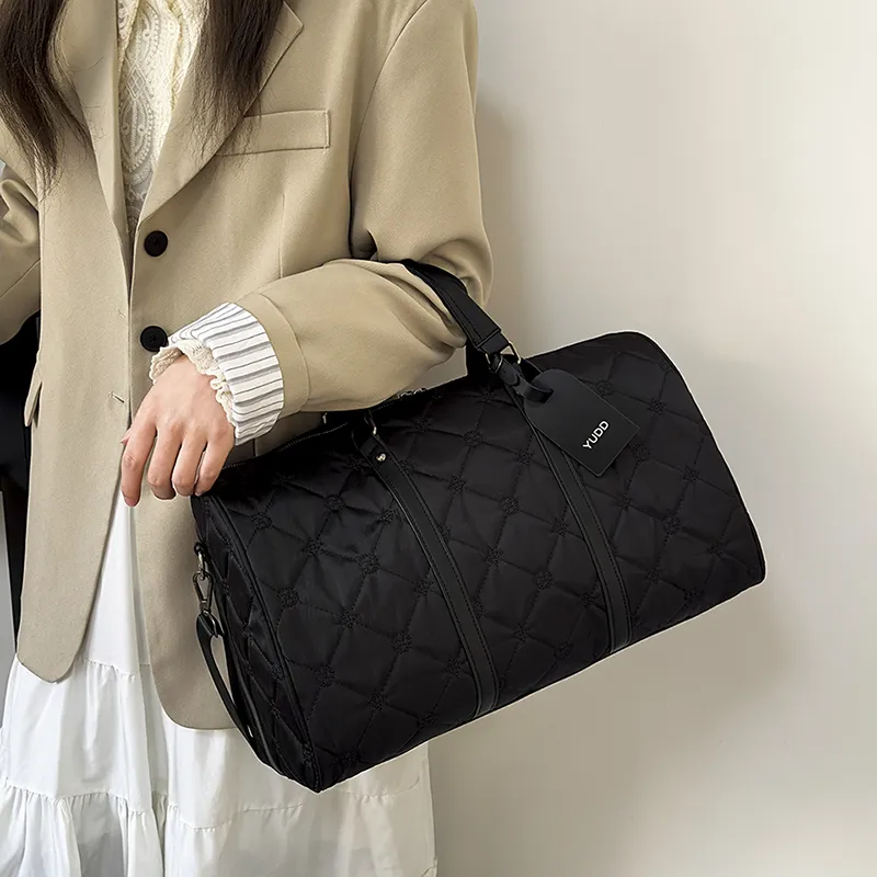 SWIMADE Nylon Handbag Women's Black-2