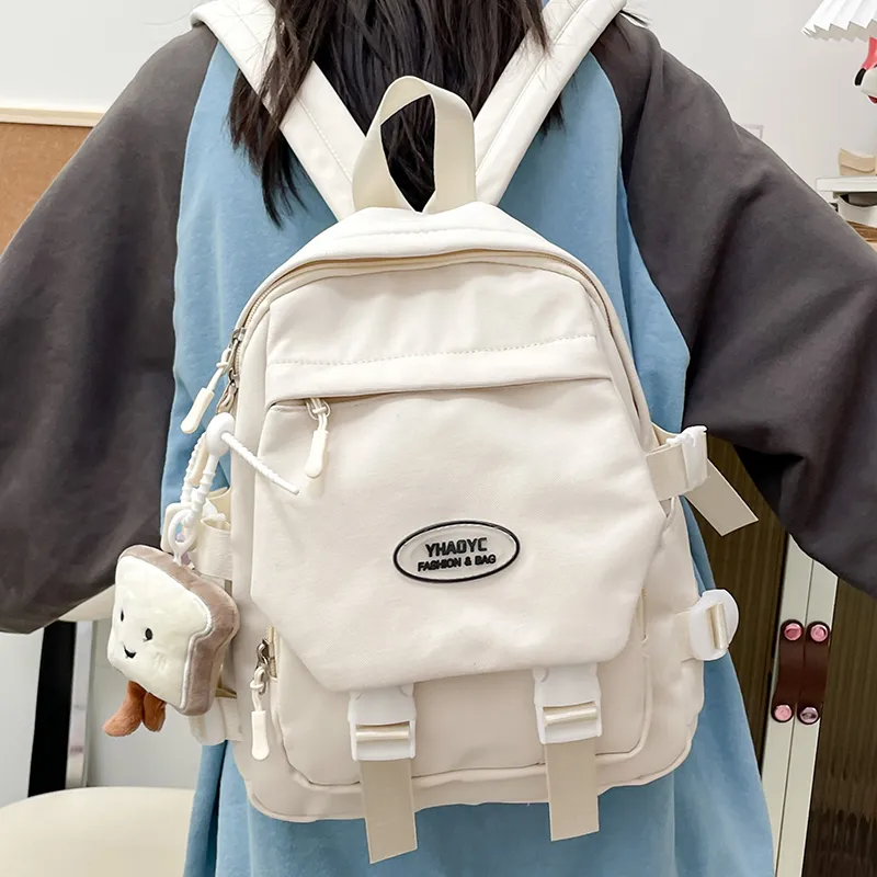 SWIMADE Nylon Backpack Women's Blue/Yellow/Black/White/Pink-11
