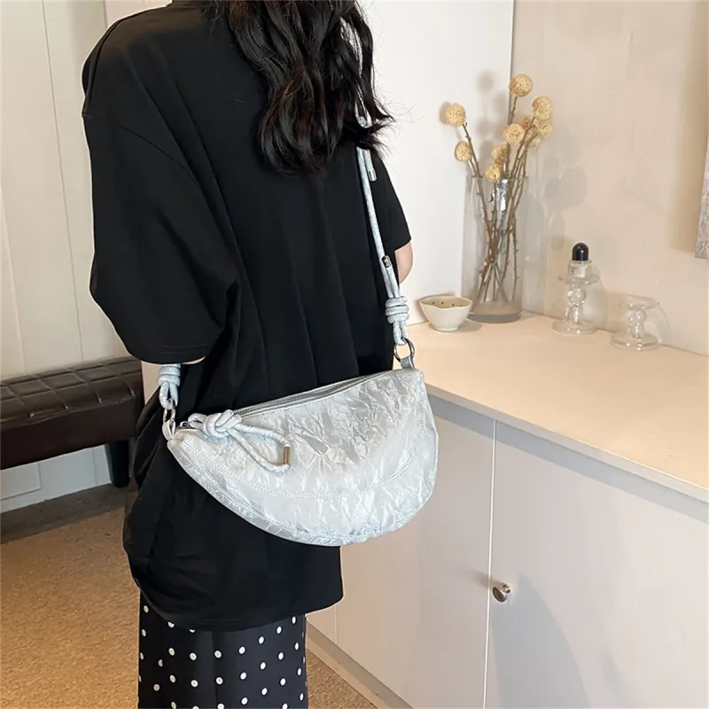 Duoluplo Doron Paul PU Crossbody Bag, Shoulder Bag Women's Black, Silver, Green, White-8