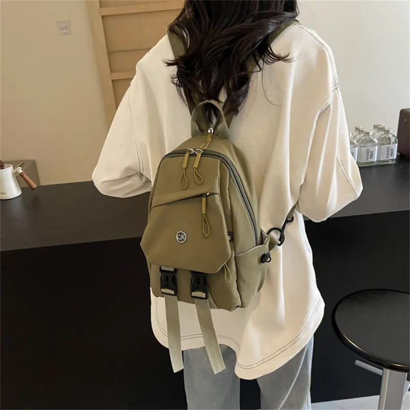 Duoluplo Doron Paul Nylon Fabric Backpack Women's Multicolor-23