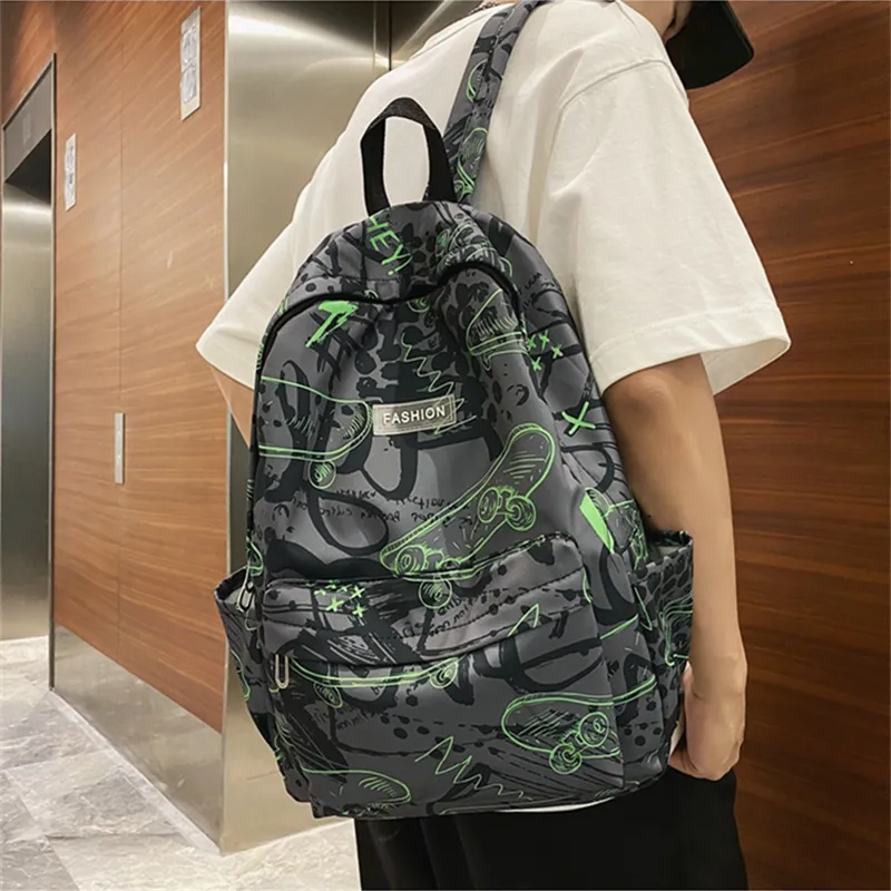 Duoluplo Doron Paul Nylon Backpack Unisex Multicolor-16