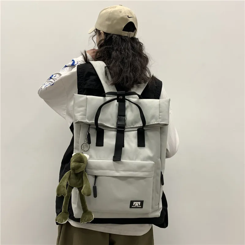 SWIMADE Oxford Backpack Regular Unisex Green/Red/Black/Gray-21