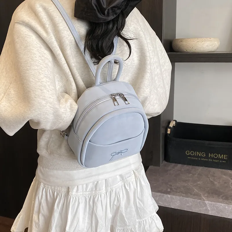 Duoluplo Doron Paul PU Backpack Regular Women's Blue-5