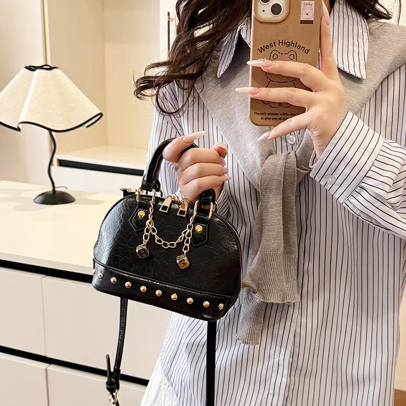 SWIMADE PU Handbag Women's Silver/Black/Red/Gold-20
