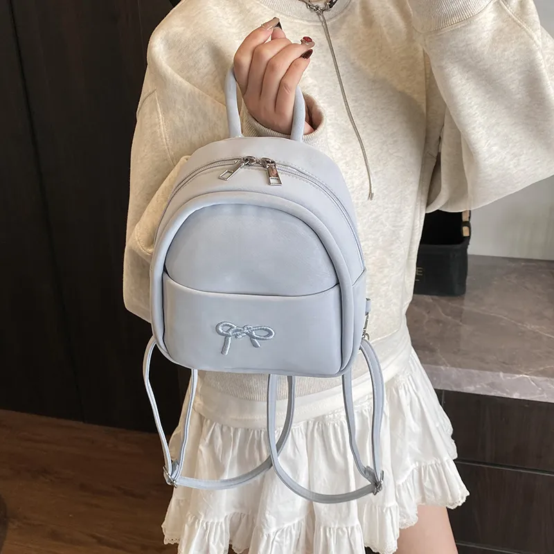 Duoluplo Doron Paul PU Backpack Regular Women's Blue-4