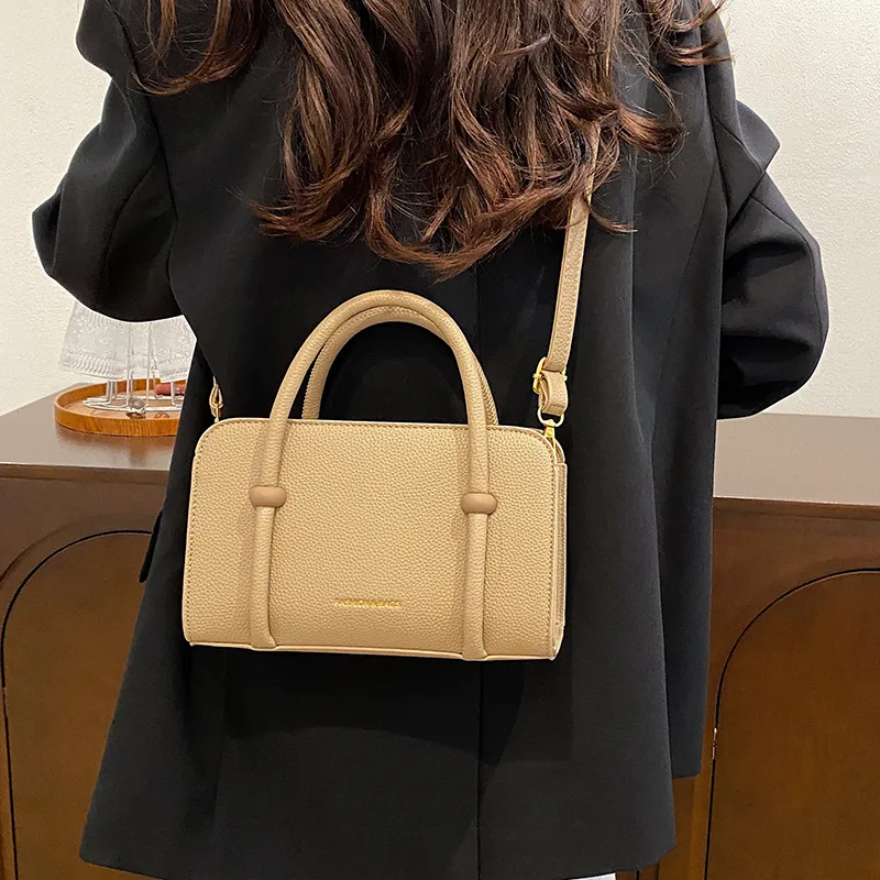 SWIMADE PU One Shoulder Handbags Women's White/Black/Khaki/Coffee/Pink/Brown-13