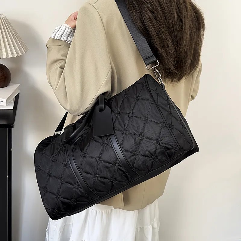 SWIMADE Nylon Handbag Women's Black-4