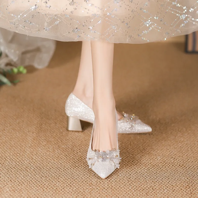ZHR Slim Heel High Heels 8cm Women's-34