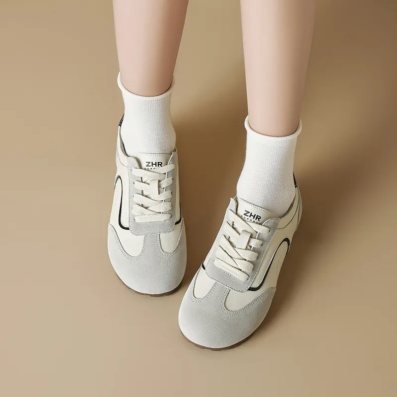 ZHR German Army Trainers Wear resistant And Lightweight Low Top Casual Shoes Women's-9