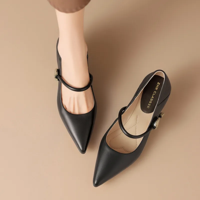 ZHR Slim Heel High Heels 4.5cm Women's-12