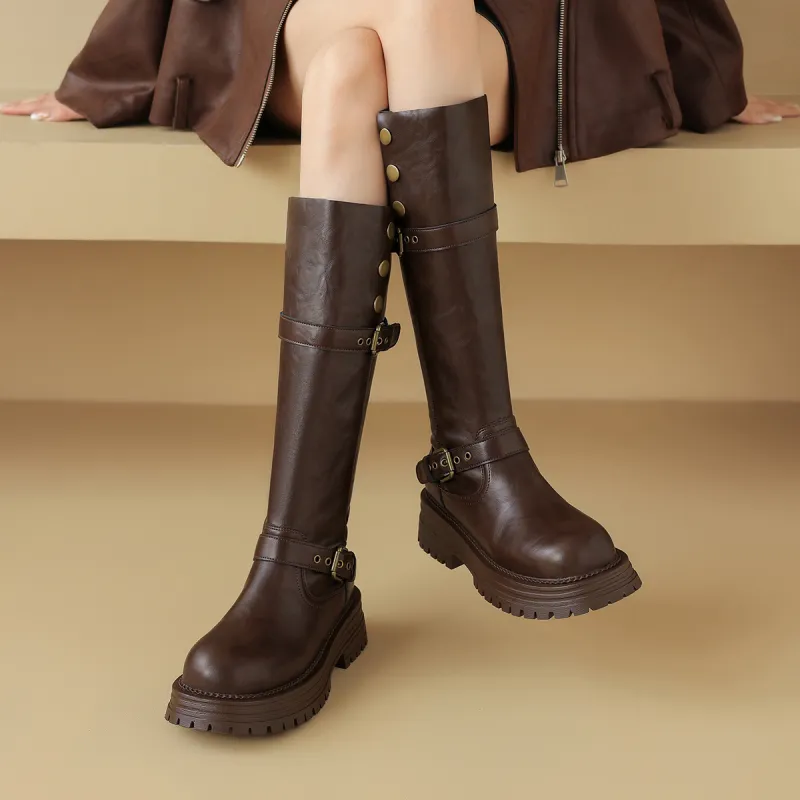 ZHR Knee high Boots Women's-11