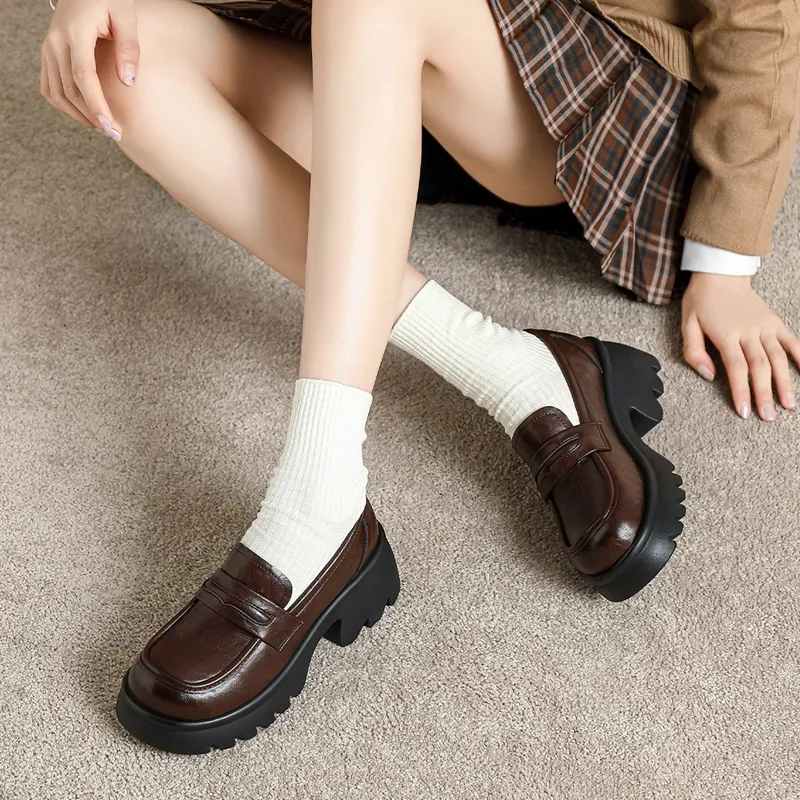 ZHR Loafers Women's Brown-3