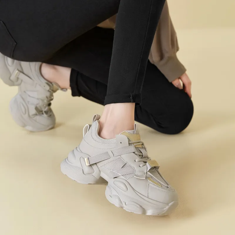 ZHR Sparkling Galaxy Cushioning Breathable Low-Top Chunky Sneakers Women's-20