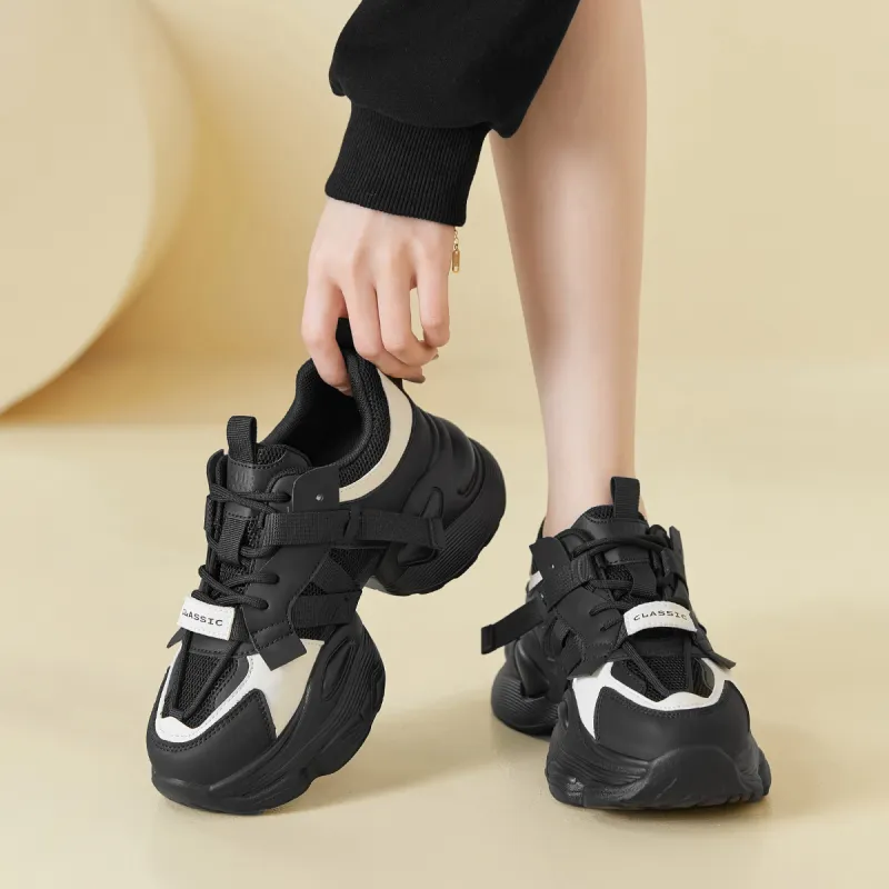ZHR Sparkling Galaxy Cushioning Breathable Low-Top Chunky Sneakers Women's-14