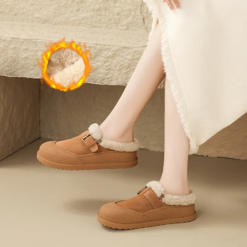 ZHR Boken Slippers Lightweight Wear Resistant And Warm Low Top Casual Shoes-7