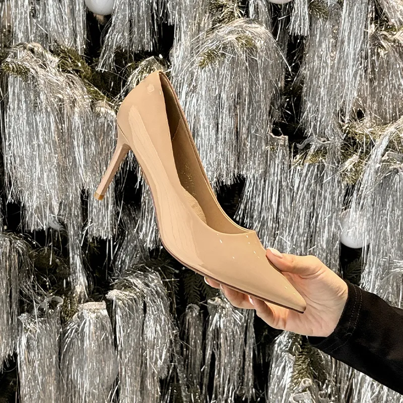 ZHR Slim Heel High Heels 8cm Women's-11