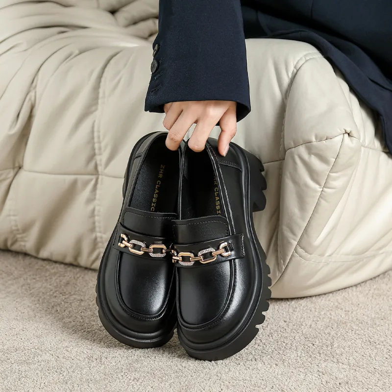 ZHR Loafers 5.5cm Women's Black-7