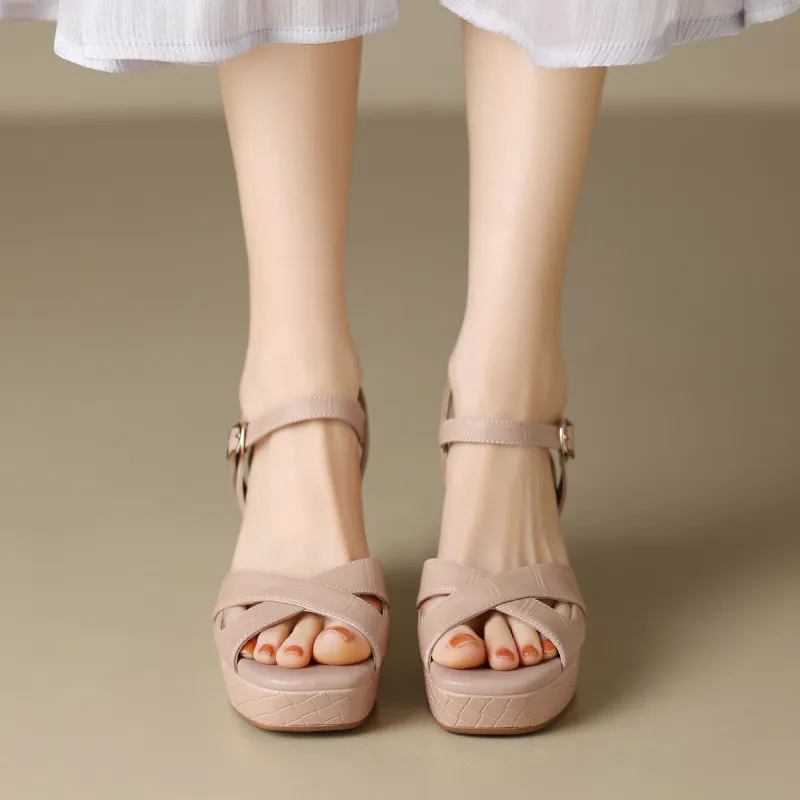 ZHR Strap Sandals 8.5cm Women's-16
