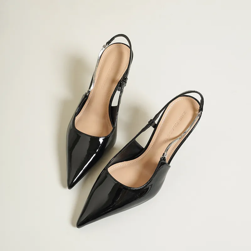 ZHR Slim Heel High Heels 8cm Women's-17