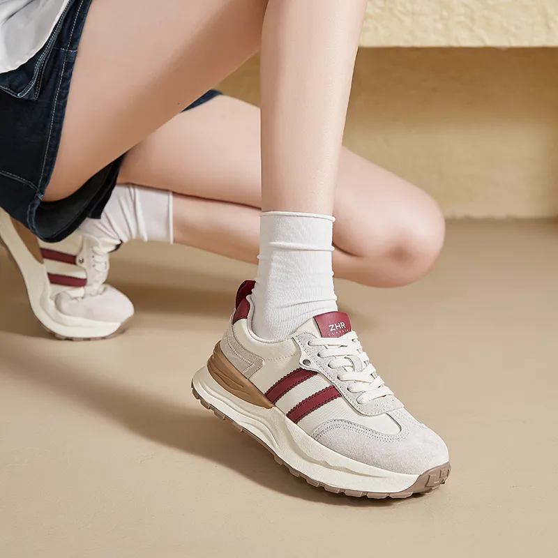 ZHR Ah Gan Shoes Wear resistant And Lightweight Low Top Casual Shoes Women's-9
