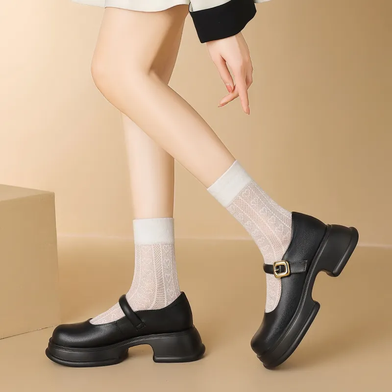 ZHR Mary Jane Shoes 5.5cm Women's-2