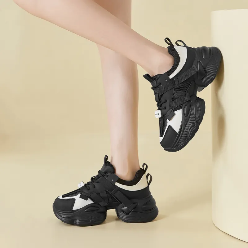 ZHR Sparkling Galaxy Cushioning Breathable Low-Top Chunky Sneakers Women's-16