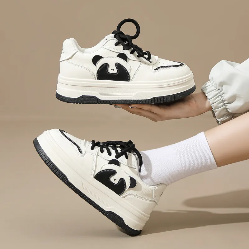 ZHR Small White Shoes Durable Breathable Low Top Skateboard Shoes Women's-7