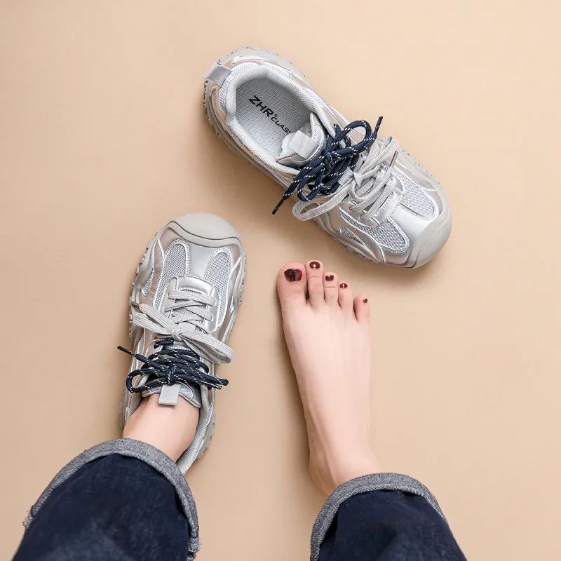 ZHR Ugly Cute Shoes Cushioning Anti-Slip And Wear-Resistant Low-Top Casual Shoes Women's-3
