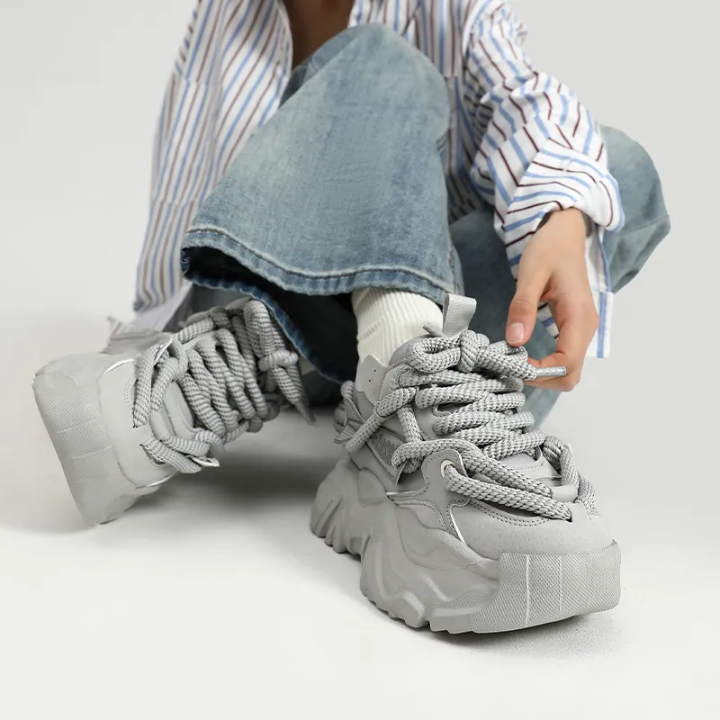 ZHR Multicolor Dot Manufacturing Wear resistant And Lightweight Low Top Chunky Sneakers Unisex-6